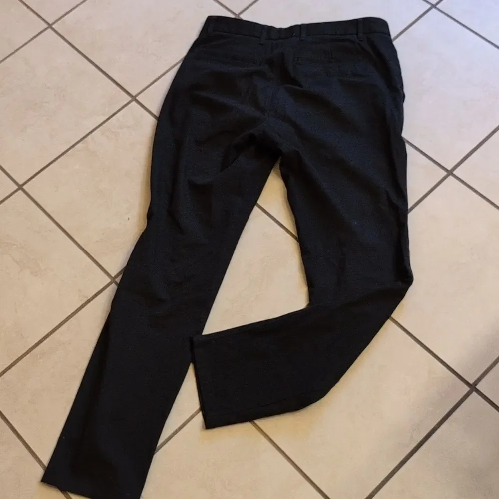 NWT Everlane Uniform The Performance Chino Black Slim Fit Trouser Pants 34 x 30